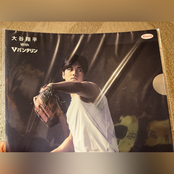 Kowa Banterin Shohei Ohtani Shotime Japanese Baseball Player Clear File Folder - Picture 3 of 4